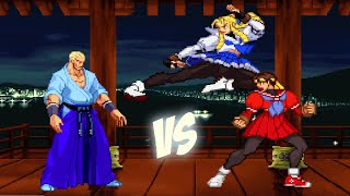 Geese Howard vs Sakura & Karin Kanzuki Mugen 2023