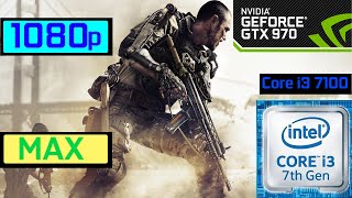 Call Of Duty Advanced Warfare - Core i3 7100 + GTX 970 - YouTube