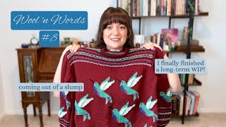 Wool 'n Words Ep. 8 | Knitting Podcast - wips finally finished, life update, and too many goals!