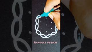 Rangoli shorts 24| lotus rangoli| beginners rangoli with 5 dots | muggulu shorts