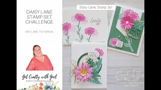 "Get Crafty with Gail" - Daisy Lane Stamp Set Challenge Tutorial