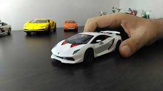 Lamborghini Sesto Elemento, White, Kinsmart 1.36 scale replica فروشگاه پیام کالا