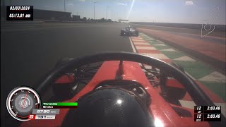 F4 Onboard Qualifying lap Kuwait 🇰🇼 - Petrović Andrej