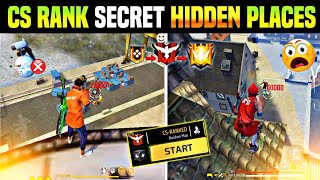 Cs Rank-10 Secret Hidden Places For Grandmaster 😱 Top 10 Hidden Places Free Fire 2024