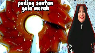 resep puding santan gula merah