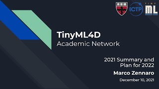 TinyML4D seminars: "2021 Summary and Plan for 2022" by Marco Zennaro