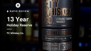 Rapid Review: Traverse City Whiskey Co. Holiday Reserve 2021