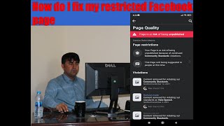 How do I fix my restricted Facebook page