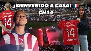 ¡Así se vivió la presentación del Chicharito en el Akron! ❤️🤍  ¡¡LOCURA EN EL AKRON!! 🇫🇷🐐