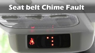 Peugeot 308 - Seat belt chime fault - Part 1