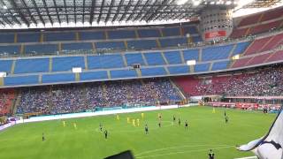 Inter - Cittadella 4-0 (18/08/2013) - Festeggiamenti 3° gol di Rodrigo Palacio (dalla Curva)