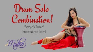 ⭐Belly Dance Drum Solo Tutorial : Intermediate Bellydance Lesson⭐