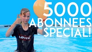 5000 ABONNEES SPECIAL! MET KLEREN IN HET WATER!