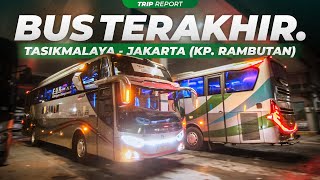 NAIK BUS TERAKHIR DARI POOL BUDIMAN! 😱😴 | Trip Report Budiman 3E 256 (Tasikmalaya - Jakarta)