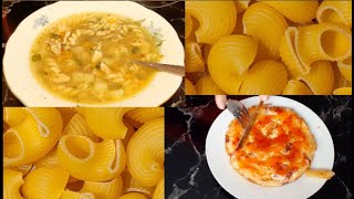 ПРОСТОЙ КУРИНЫЙ СУПЧИК С МАКАРОШКАМИ И МАКАРОННАЯ ЗАПЕКАНКА -  Холостяцкое меню, проще некуда !