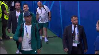 Cristiano Ronaldo arriving for match against Georgia #euro2024