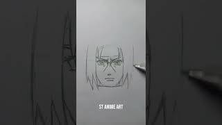 ||drawing itachi uchiha but after shading 😩||#shorts #itachi