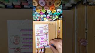 Kawaii Sticker Journal with me #kawaii #kawaiistickers #sticker #stickerlove #kawaii #journal #asmr