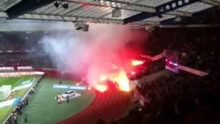 1.fcn Frankfurt Bundesliga Randale Ultras bengalo