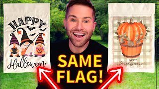 🔄 Double-Sided Garden Flag Sublimation Tutorial!