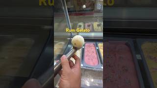 Rum Gelato hard ice cream factory 럼주 아이스크림 #subscribe #food #dessert #tiktok #youtubeshorts