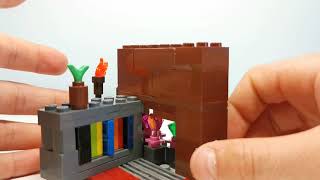 Lego Bookshelf With a secret storage room