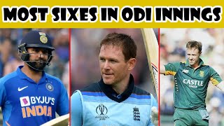 Most Sixes in an ODI Innings|Top 5 Most Sixes in an innings by an Individual Batsman|Variety Creator