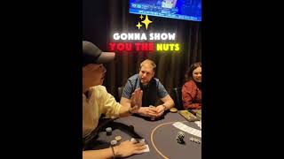 Chino Rheem talks his opponent into a call at @Table1Vegas #speechplay #poker #pokergame