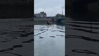 Dragon boat seen in the River Trent #narrowboatlife #dragonboat #rivertrent #dragonboatrace #water