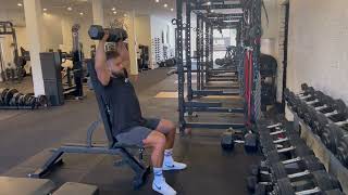 Exercise: Seated DB Overhead Press