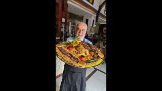 Family tray mix grilled kebab Iran Zamin restaurants