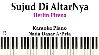 (A) Sujud Di AltarNya Piano Karaoke  | Karaoke Lagu Rohani Kristen Piano Worship