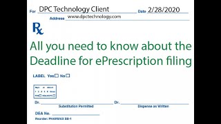 ePrescription for Dentists