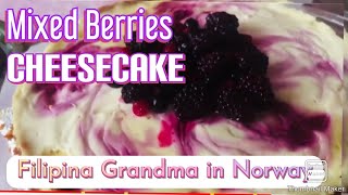 Mixed Berries CHEESECAKE WITH MIXED BERRIES | How to make creamy cheesecake with mixed berries