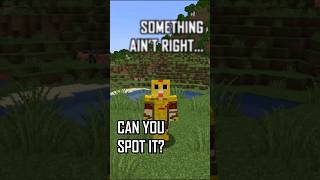 Did you spot it? Difficulty: EASY #minecraft