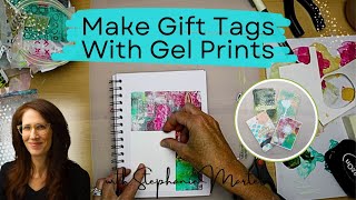 Make Gift Tags With Gel Prints