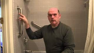 Installing Safety Grab Handles on Ceramic Tile  Tool Tip #25