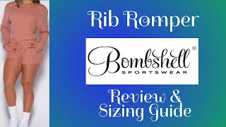 NEW Bombshell Sportswear Rib Romper | Date Night Ready | Is it Worth the Hype? Best Activewear Haul