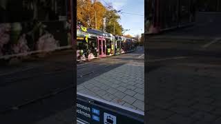 Schweden: Einfahrt der Straßenbahn in Stockholm