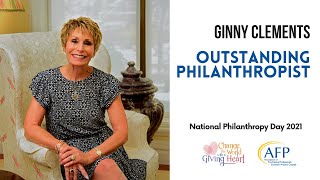 Ginny Clements - Outstanding Philanthropist NPD 2021