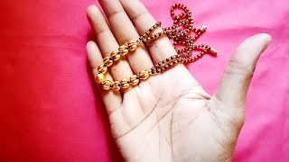 How to make mangalsutra design at home |  मंगळसुञ ओवायची डिझाईन-32