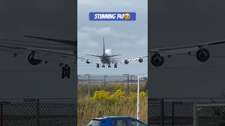 STUNNING Boeing 747 Overhead Landing!✈️👑