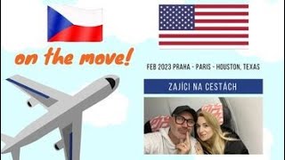 PRAHA-PARIS-HOUSTON TEXAS USA