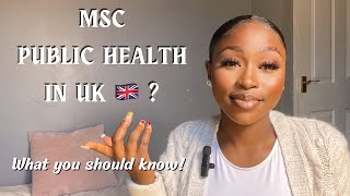 MSc PUBLIC HEALTH in Uk as an international student 👩‍🎓 | Career prospects + Q&A | MonnyLagos