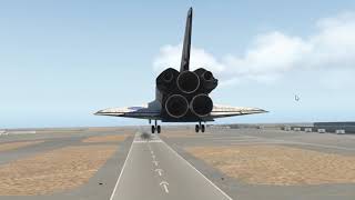 space shuttle landing