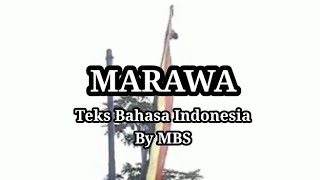 MARAWA terjemah Bhs Indonesia