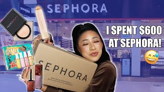 HUGE SEPHORA HAUL!!!  *I SPENT $600! 😓* (MAKEUP, HAIR CARE, GIFT SETS)