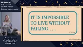 We are born to fail.... why failure is the meaning of life - Carol Johnson