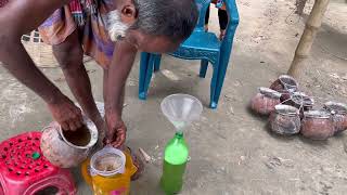 Toddy in Bangladeshi village || তালের রসের খোজে নদী তীরের গ্রাম বাংলার পথে