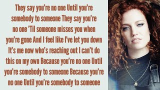 Jess Glynne - No One ~ Lyrics